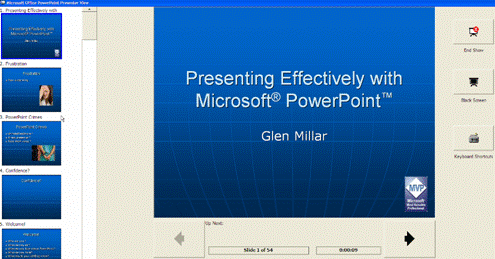 powerpoint presenter view