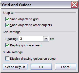 snap to grid