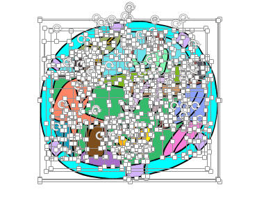 ungrouped metafile made up of individual objects