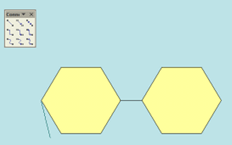 trace existing hexagon
