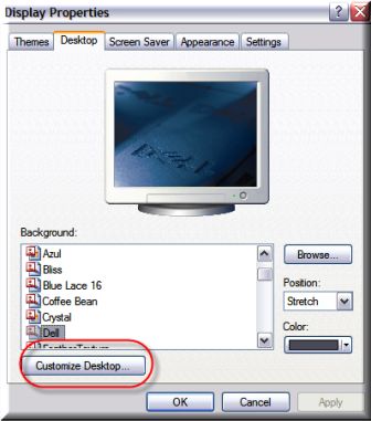 customize desktop