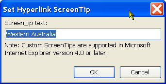 screentip setting