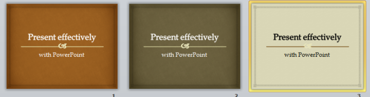 powerpoint theme sample