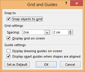 grids and guides dialogue box