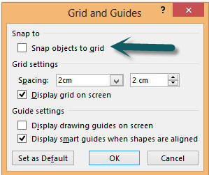 turn off grid snapping