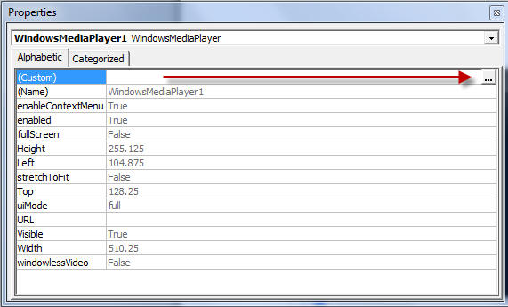 Windows Media Control custom properties