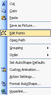 edit points menu