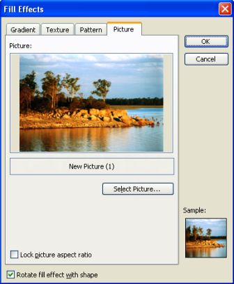 picture fill dialogue box